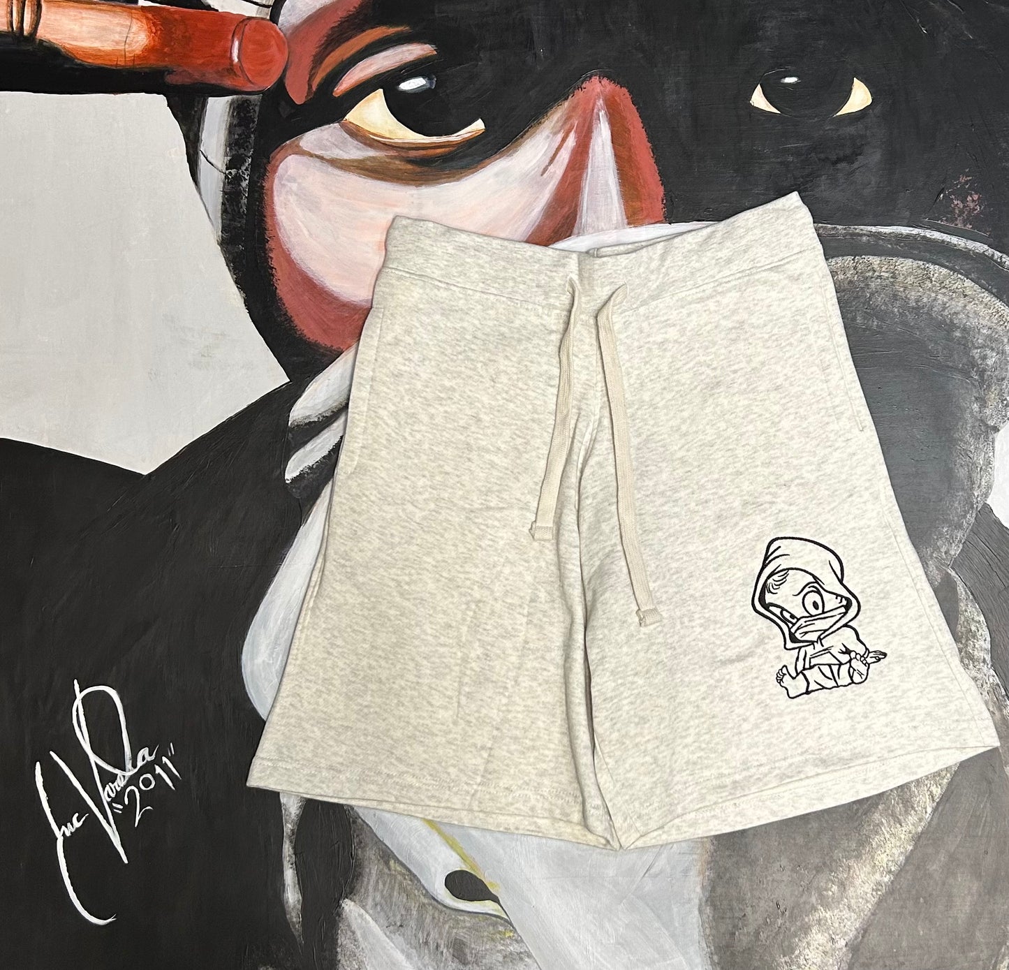 STITCHED LOGO SHORTS
