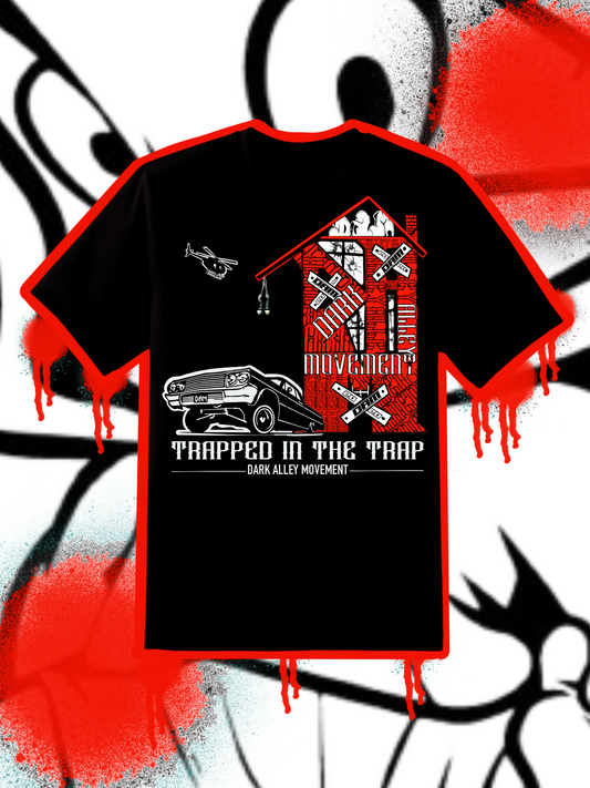 TRAPPED IN THE TRAP TEE