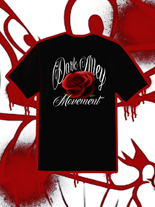 RED ROSE DARK ALLEY TEE(DARK ALLEY EXCLUSIVE)