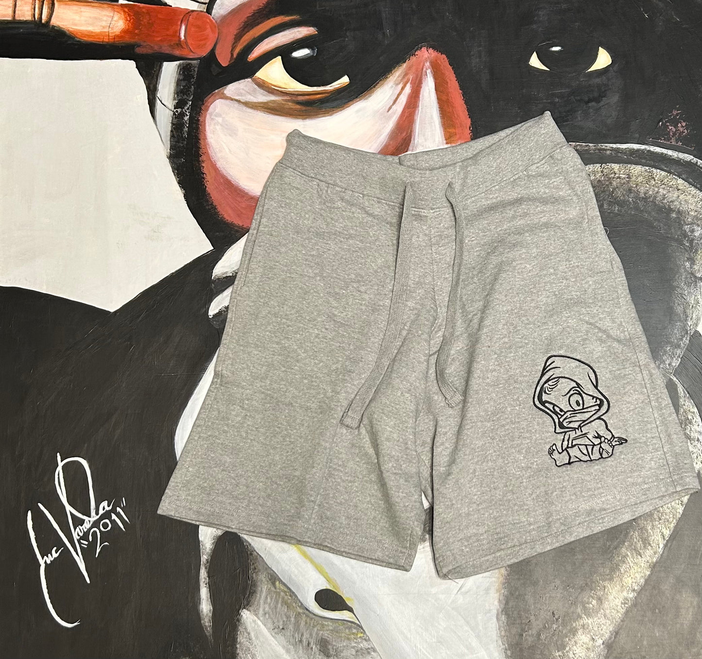STITCHED LOGO SHORTS